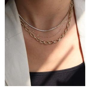 Cupcakes and Cashmere Seychelles Chain Link Necklace